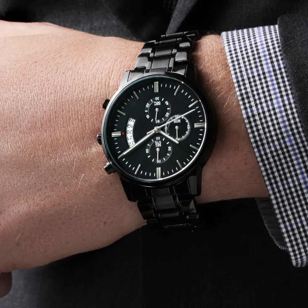 To My Husband Engraved Watch Gift - Forever and Always