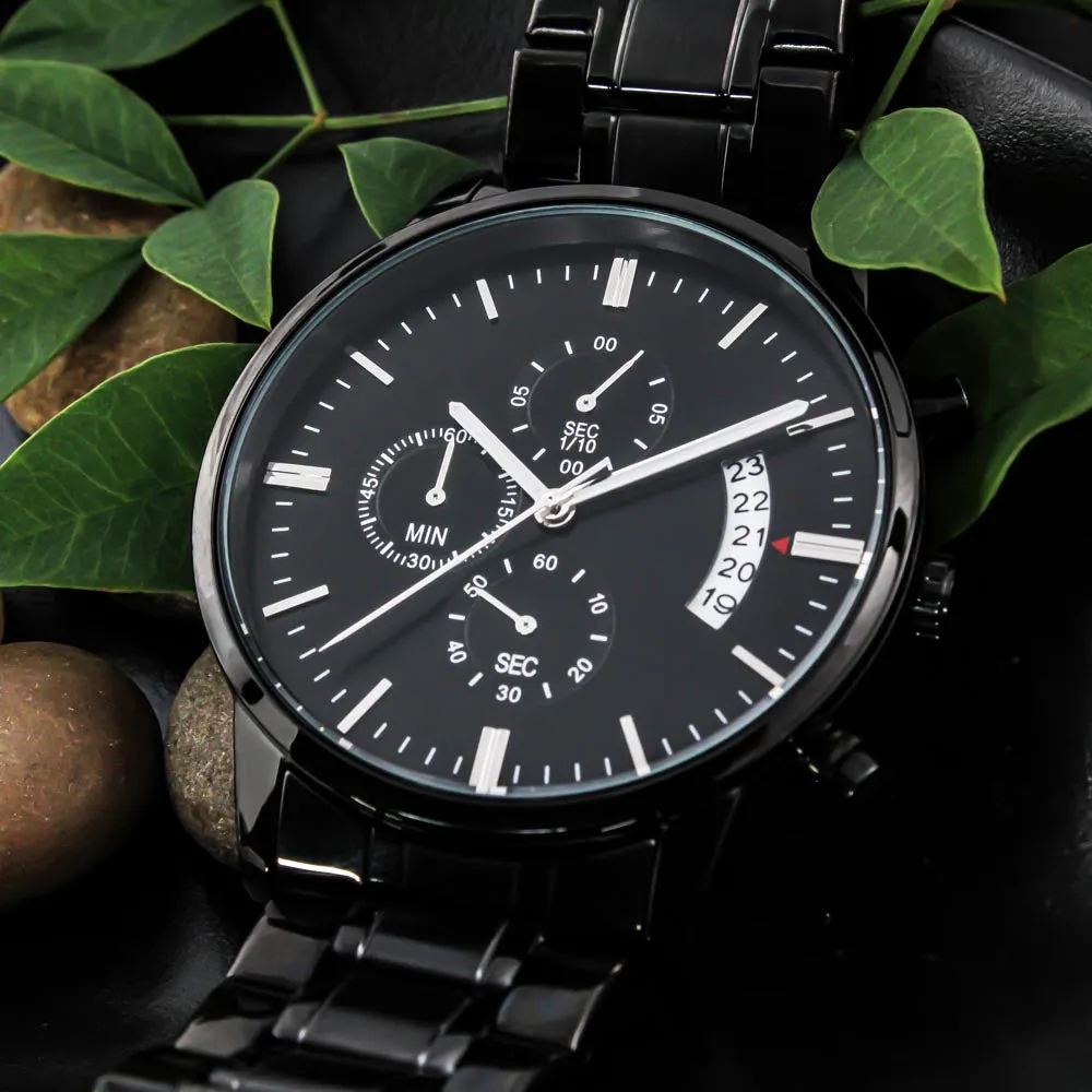 To My Husband Engraved Watch Gift - I Choose You