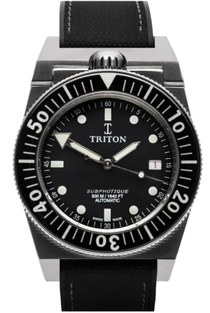 TRT Watch Subphotique SpORSt Black TR-1