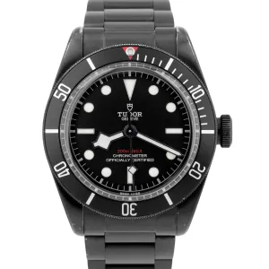 Tudor Black Bay Heritage Dark PAPERS Stainless Steel PVD 41mm Watch 79230 DK B P