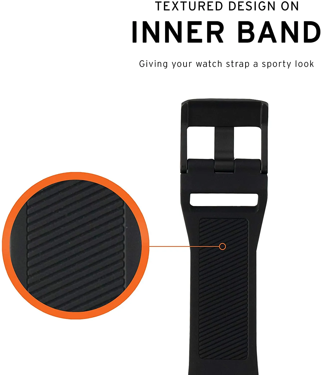 UAG - Universal Watch (22mm Lugs) Silicone Scout Strap Black