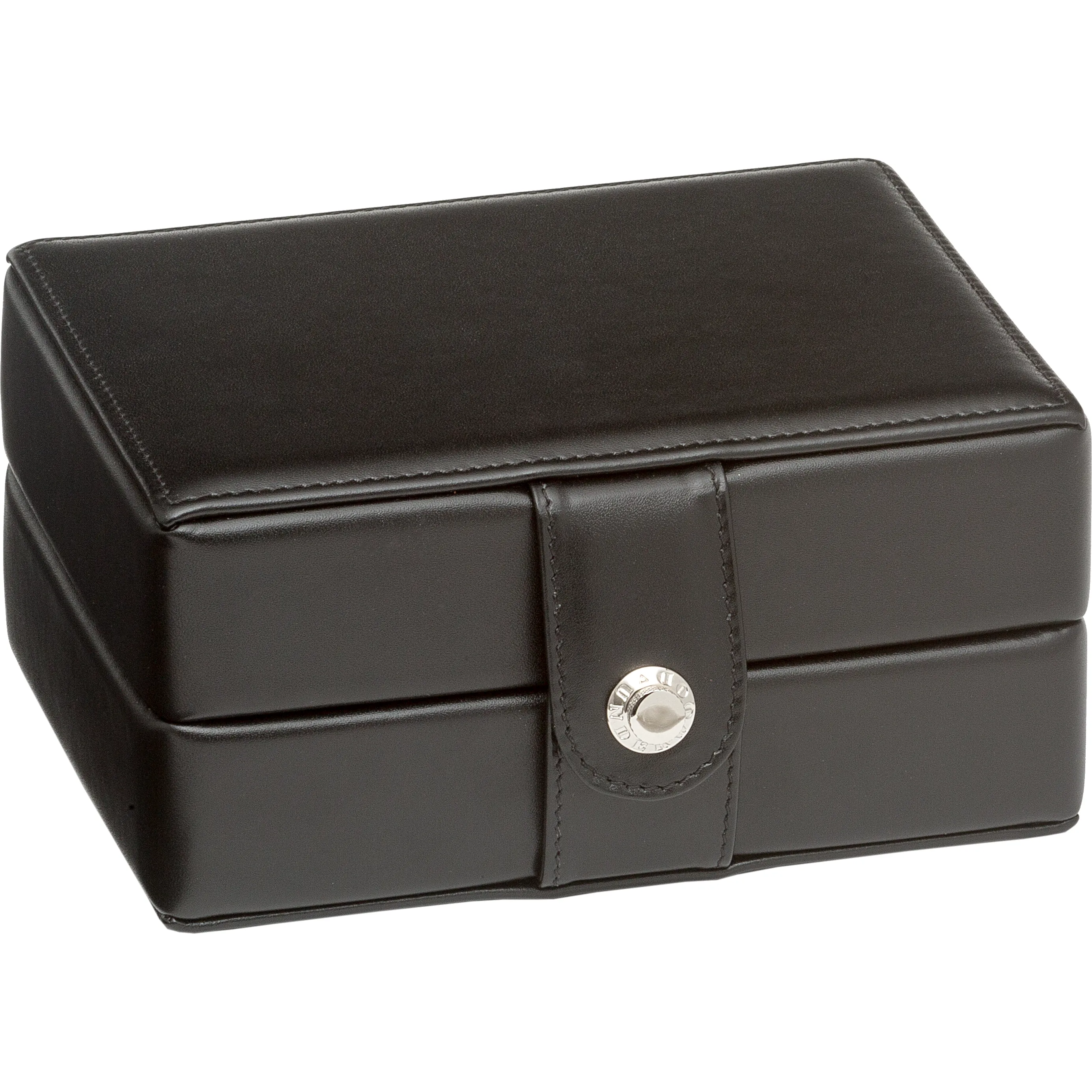 Underwood (London) - 2-Unit Watch Storage Case in Black Leather