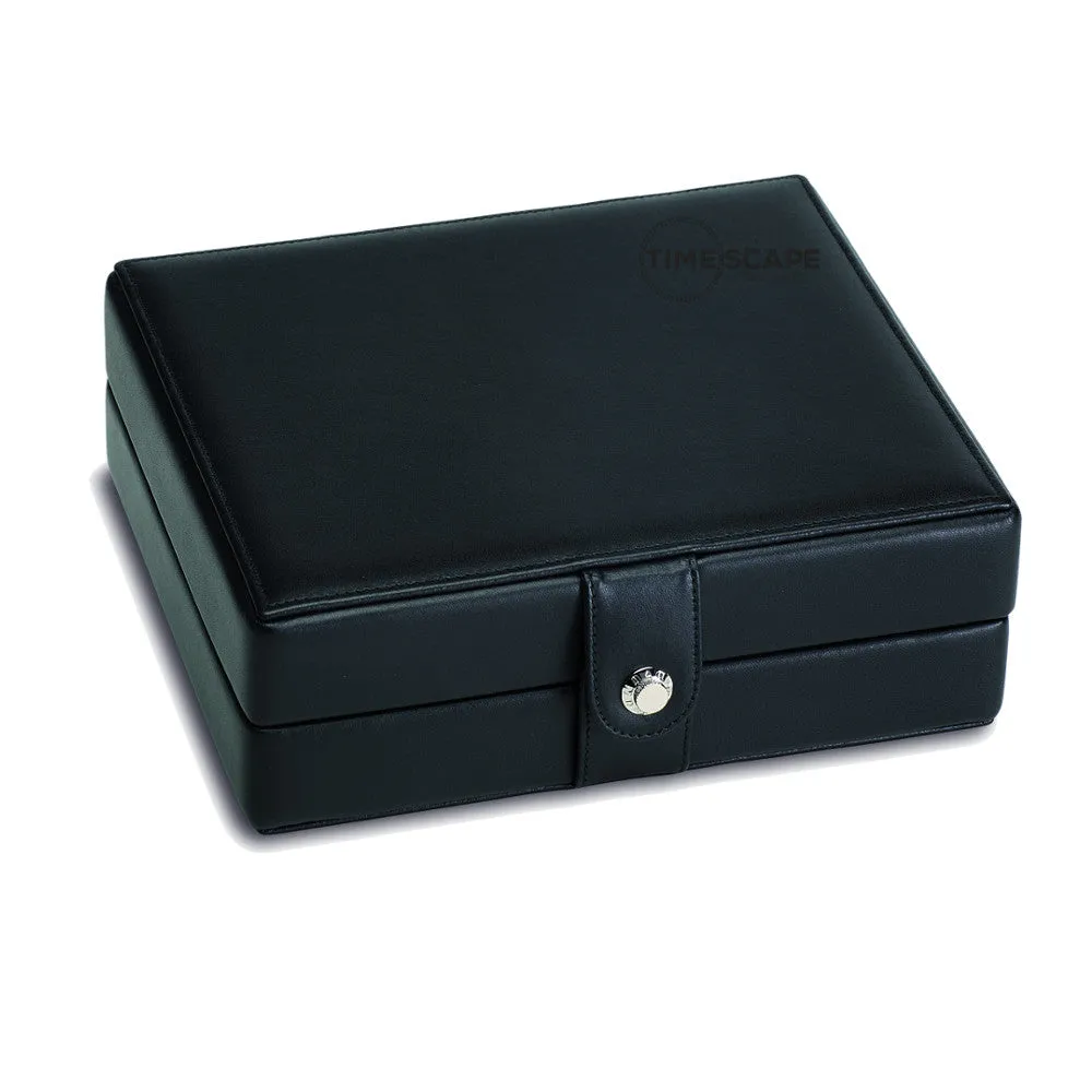 Underwood (London) - 6-Unit Watch Storage Case in Black Leather