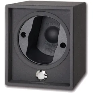 Underwood (London) - 8-Unit Classic Watch Winder in Black Leather