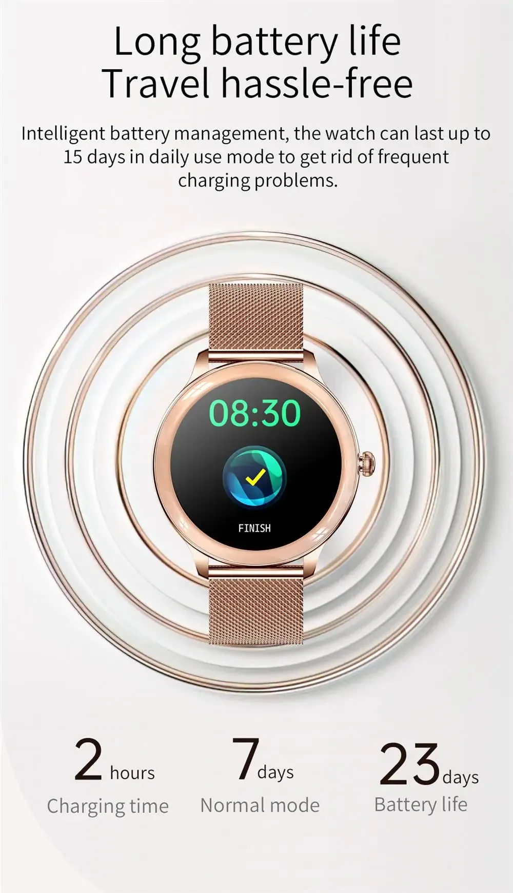 V33 Heart Rate Monitor Smartwatch