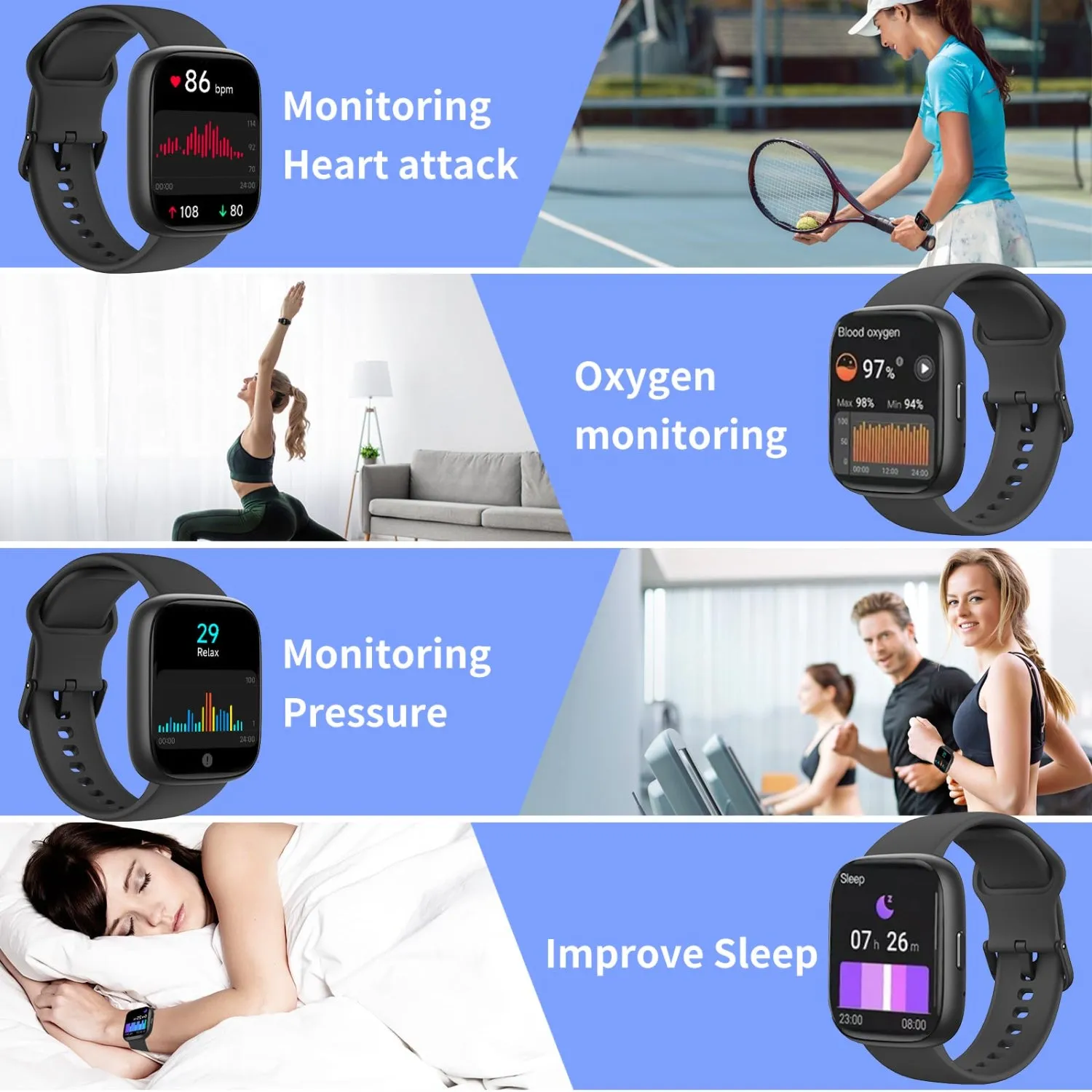 Vibeat Smart Watch IDW26
