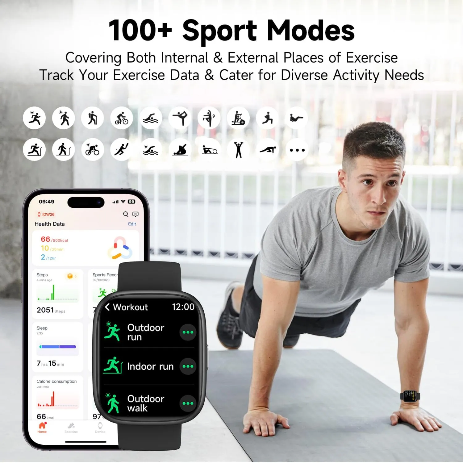 Vibeat Smart Watch IDW26