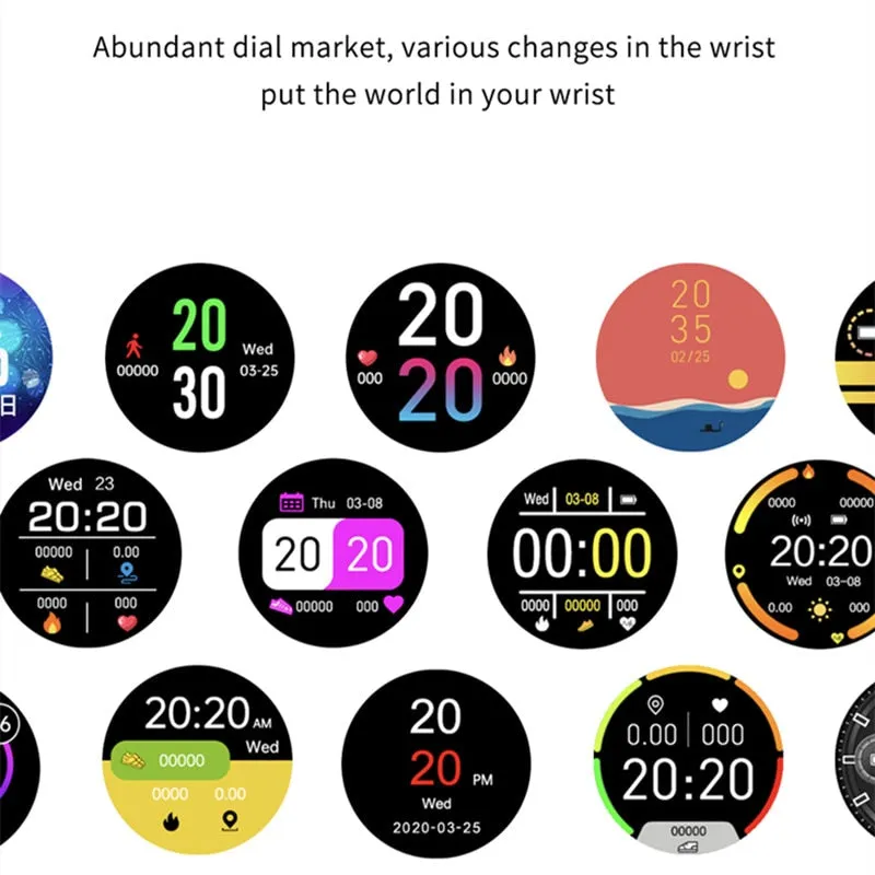 Waterproof Heart Rate Fitness Tracker Smart Watch