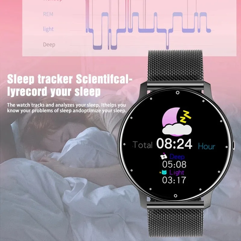 Waterproof Heart Rate Fitness Tracker Smart Watch
