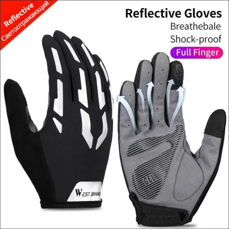 West biking sports cycling gloves touch screen men women mtb bike gloves running fitness gym riding