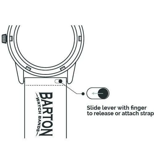 White Leather White Stitching Watch Band (21mm, 23mm, 24mm SALE)