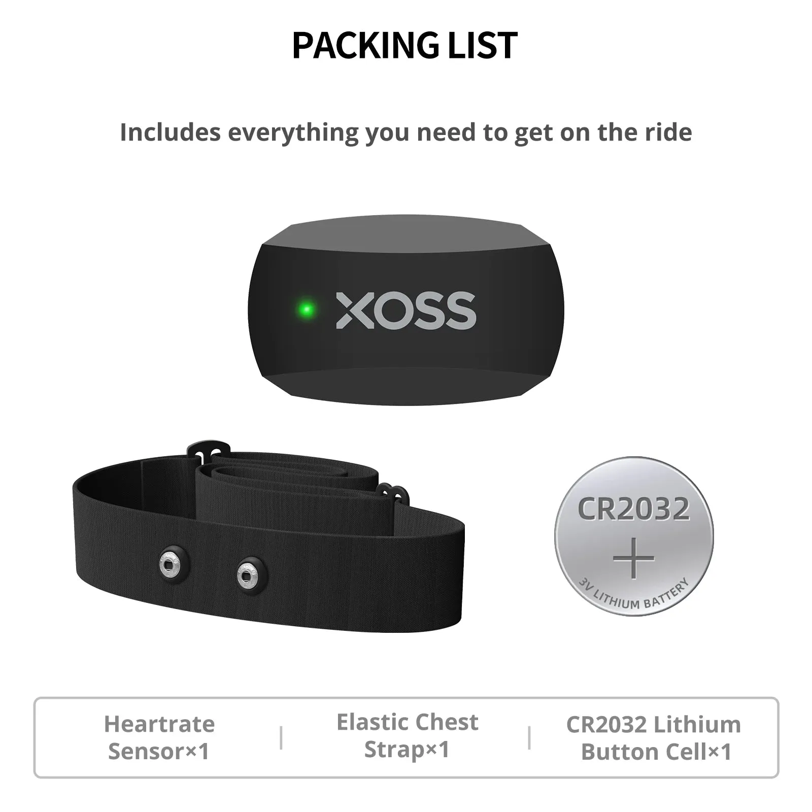 Wireless Heart Rate Monitor Chest Strap: Track Your Fitness for Cycling & Running
