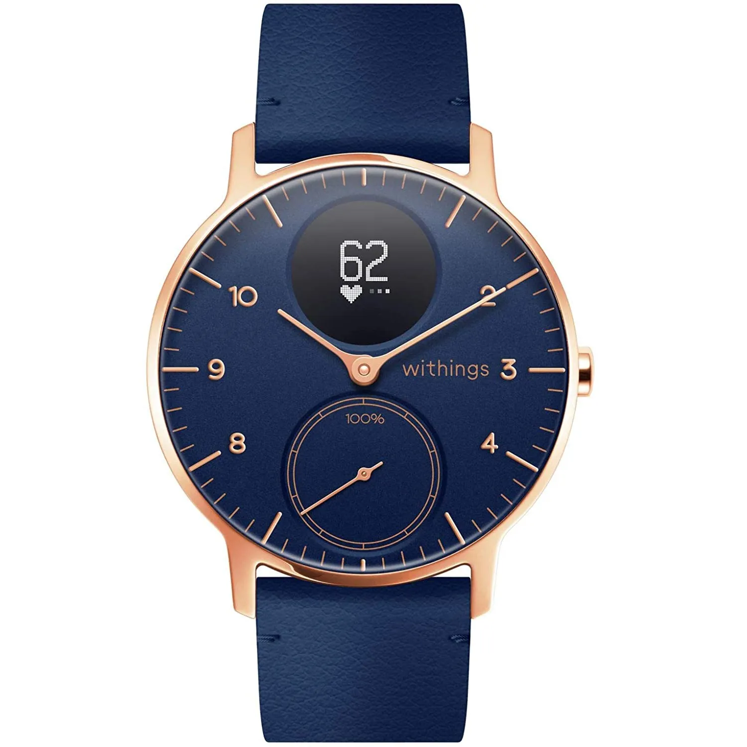 Withings Steel HR Hybrid Smartwatch - Activity, Sleep, Fitness and Heart Rate Tracker with Connected GPS