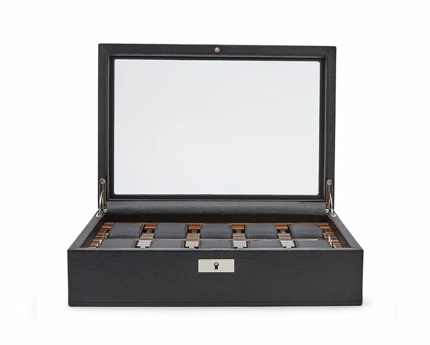 Wolf Roadster 10 PC Watch Box Black 477556