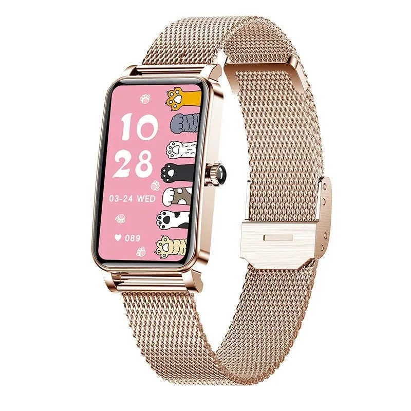 Women Waterproof Watches Bluetooth Music  Full Touch Bracelet Smart Watch