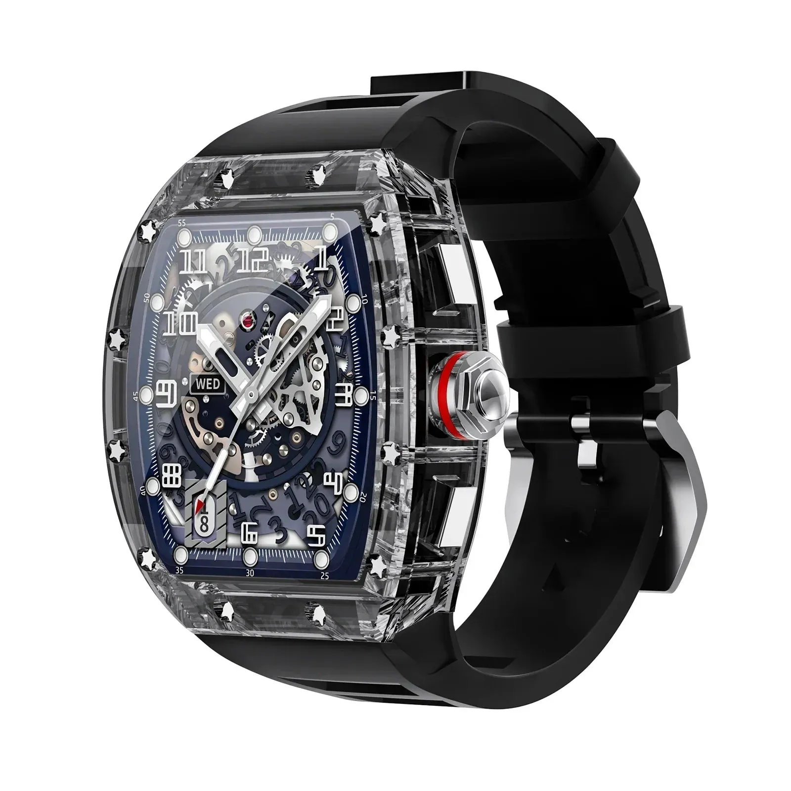 WS-6 Smart Watch 1.86" Fitness Tracker Waterproof