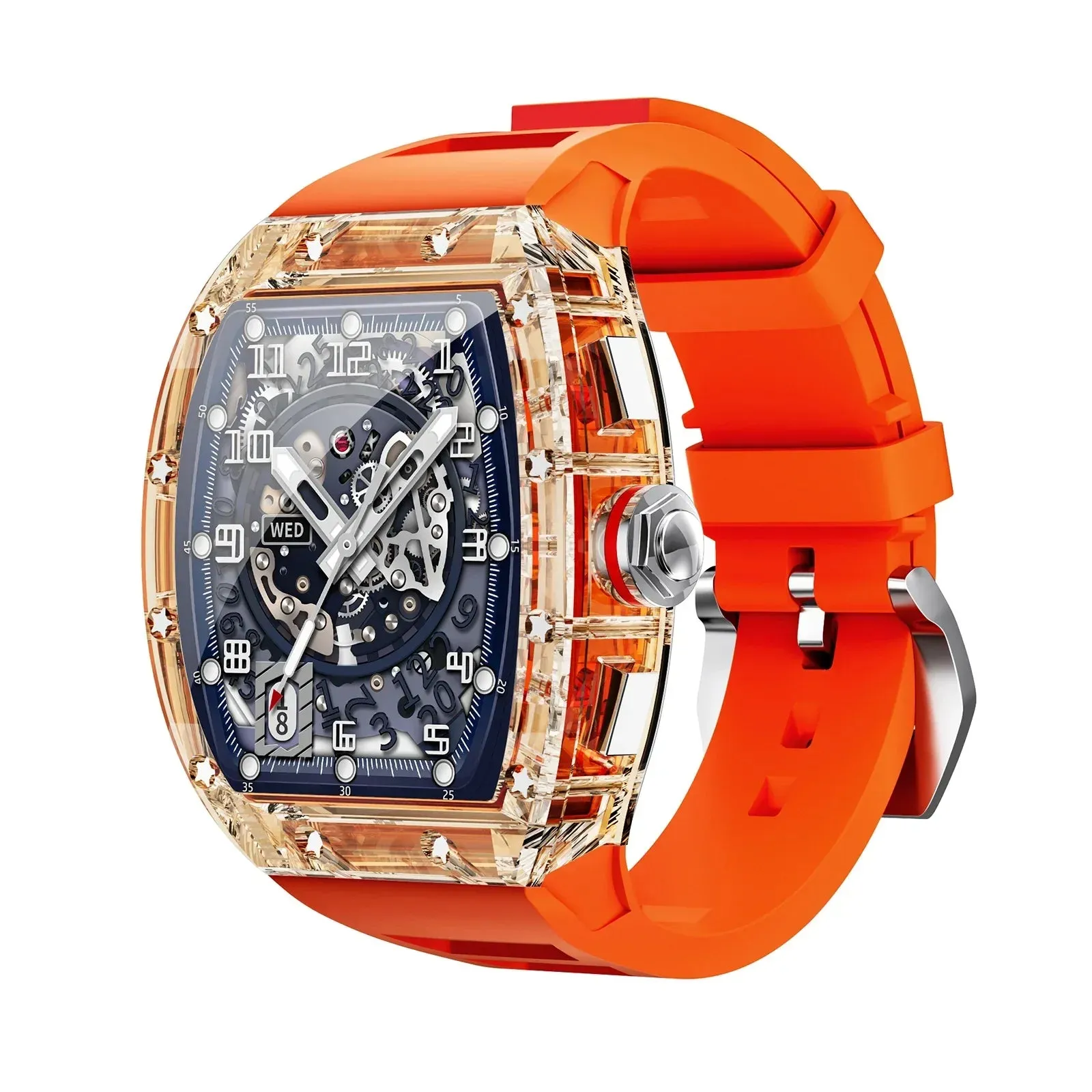WS-6 Smart Watch 1.86" Fitness Tracker Waterproof