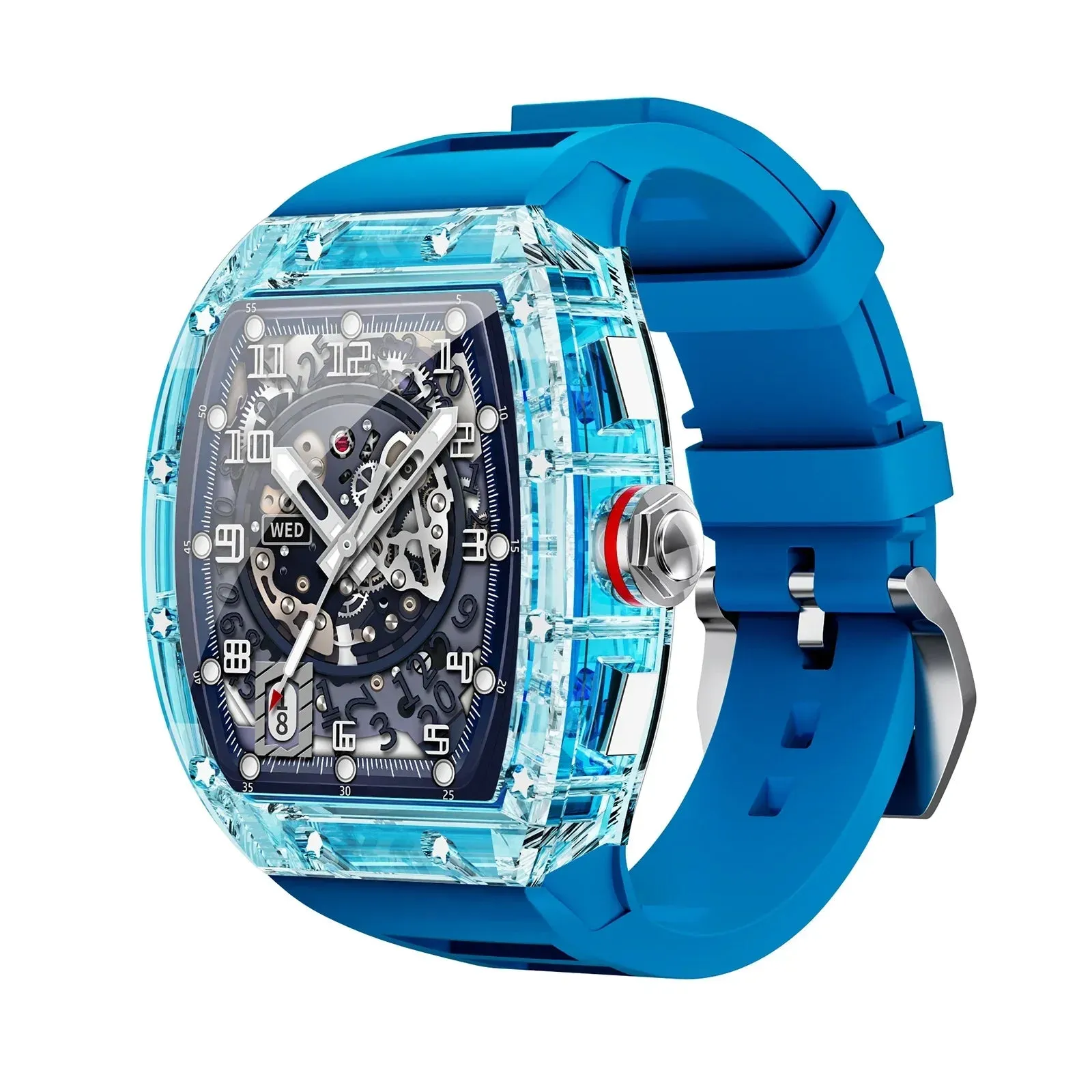 WS-6 Smart Watch 1.86" Fitness Tracker Waterproof