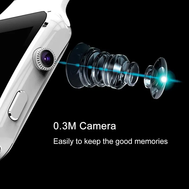 X6 Smart Watch with Camera and Touch Screen for iPhone,  Android, Xiaomi Phones