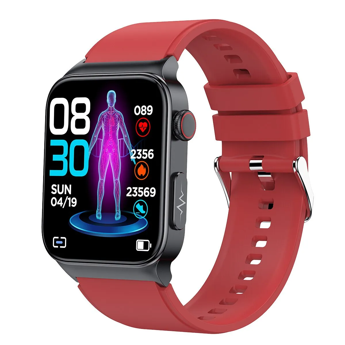 XIAOMI E500 Blood Glucose Smartwatch Electrocardiogram Temperature Blood Oxygen Sleep Monitoring ECG PPG Sports Smart Watch