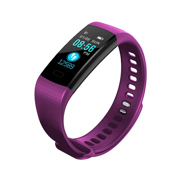 Young Series 0.96inch Color Screen Blood Pressure Heart Rate Monitor Sport Bluetooth Smart Wristband Watch