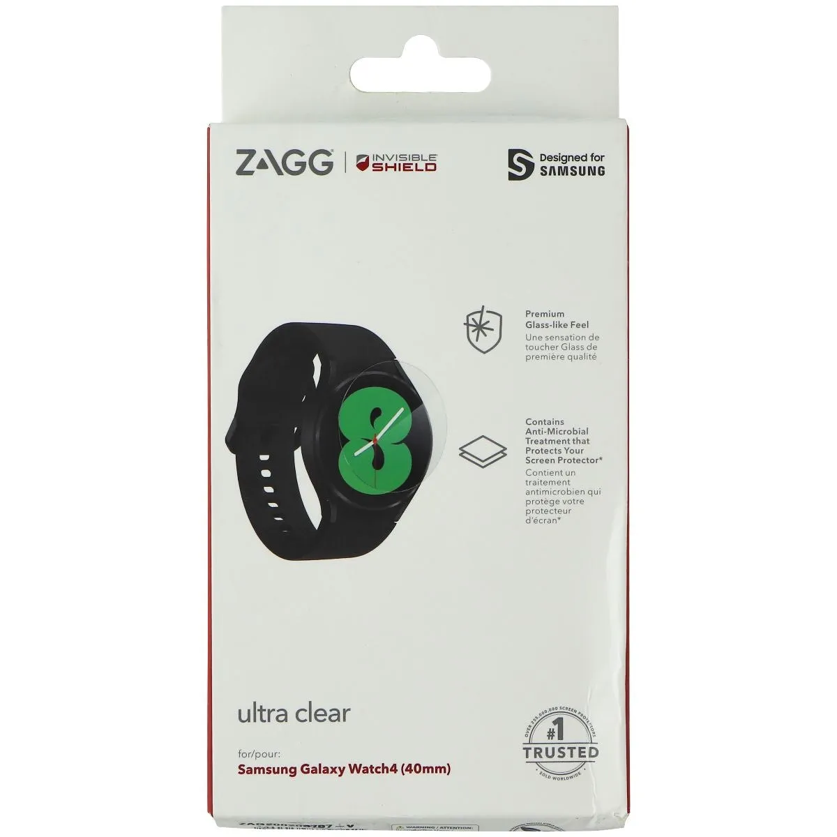ZAGG InvisibleShield Ultra Clear Plus for Samsung Galaxy Watch4 (40mm) - Clear