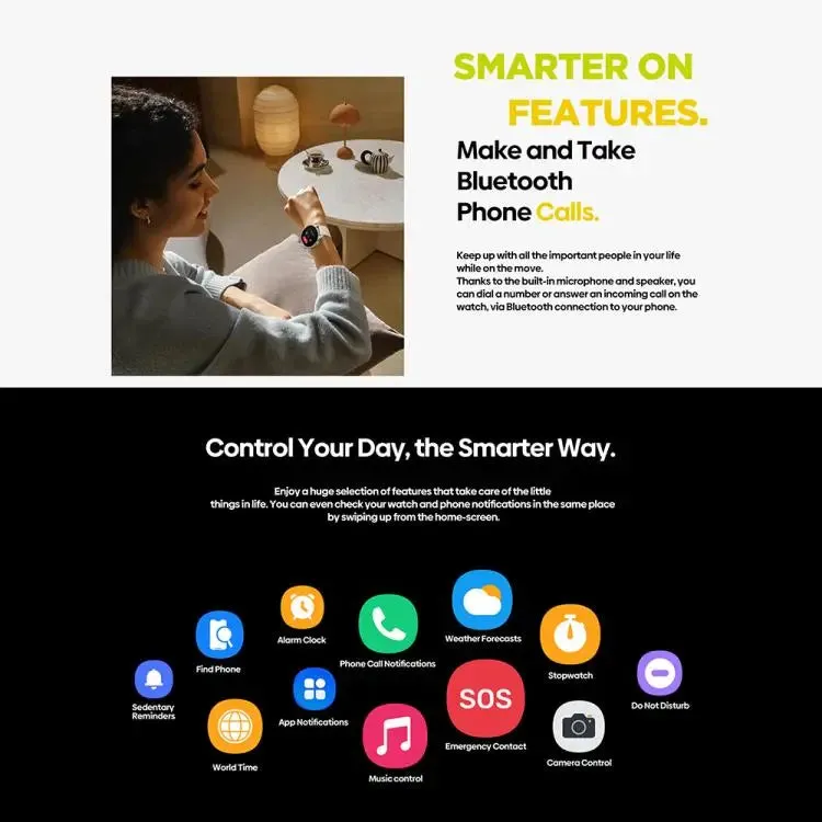 Zeblaze Btalk 3 GPS 1.43 inch HD AMOLED Screen Health Fitness Smart Watch, Support Bluetooth Call(Space Gray)