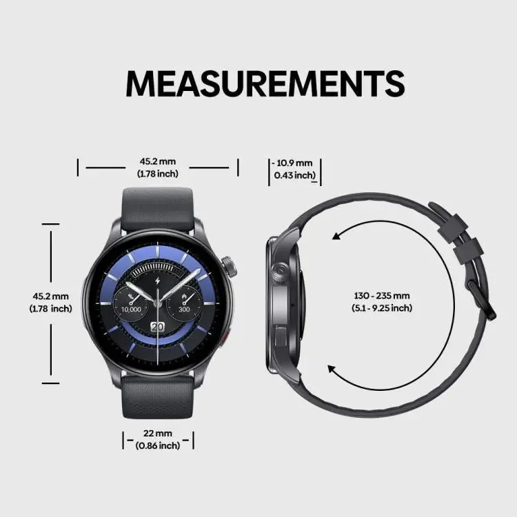 Zeblaze Btalk 3 GPS 1.43 inch HD AMOLED Screen Health Fitness Smart Watch, Support Bluetooth Call(Space Gray)