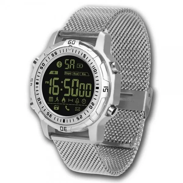 Zeblaze VIBE 2 5ATM Waterproof 540 Days Stand-by Pedometer Sports Smart Watch Silver