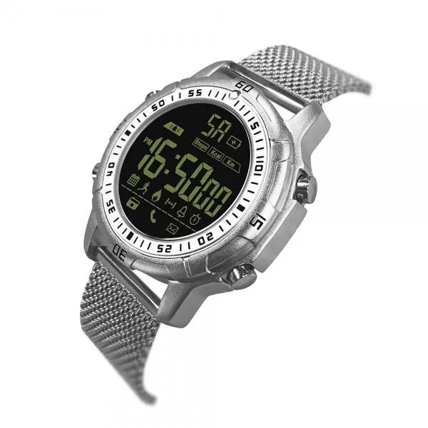 Zeblaze VIBE 2 5ATM Waterproof 540 Days Stand-by Pedometer Sports Smart Watch Silver