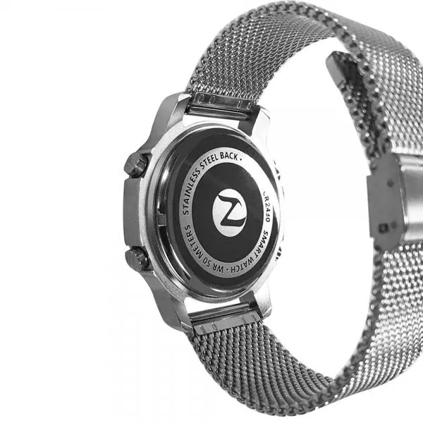 Zeblaze VIBE 2 5ATM Waterproof 540 Days Stand-by Pedometer Sports Smart Watch Silver